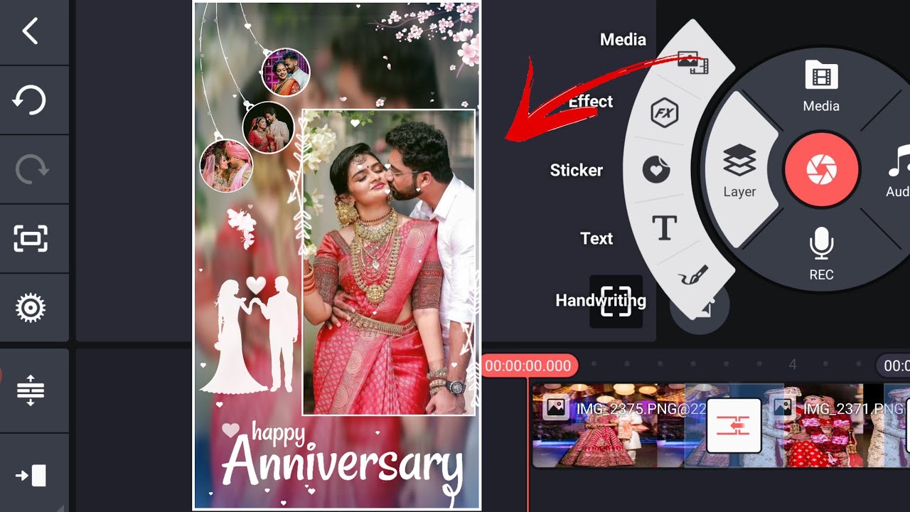 Happy Anniversary Status Editing 🔥 | KineMaster wedding anniversary video editing |anniversary song