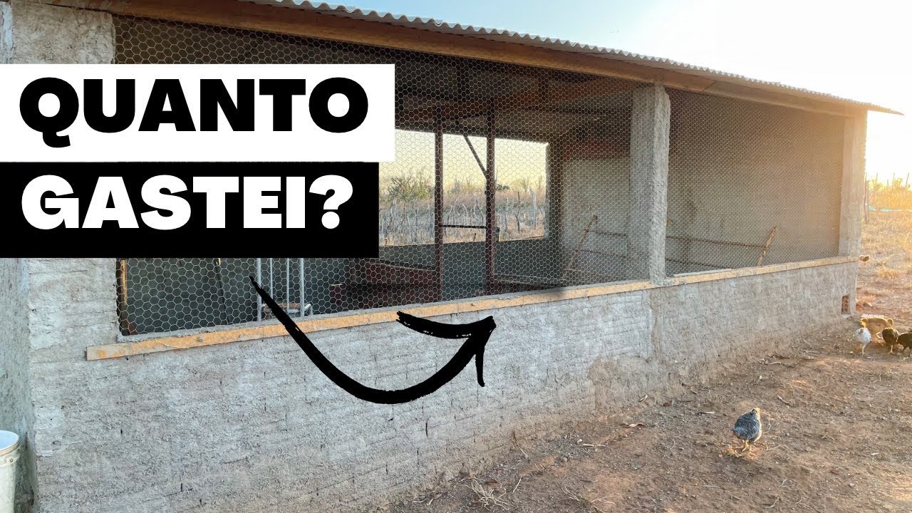 Mostrando o novo Galinheiro: quanto gastei?