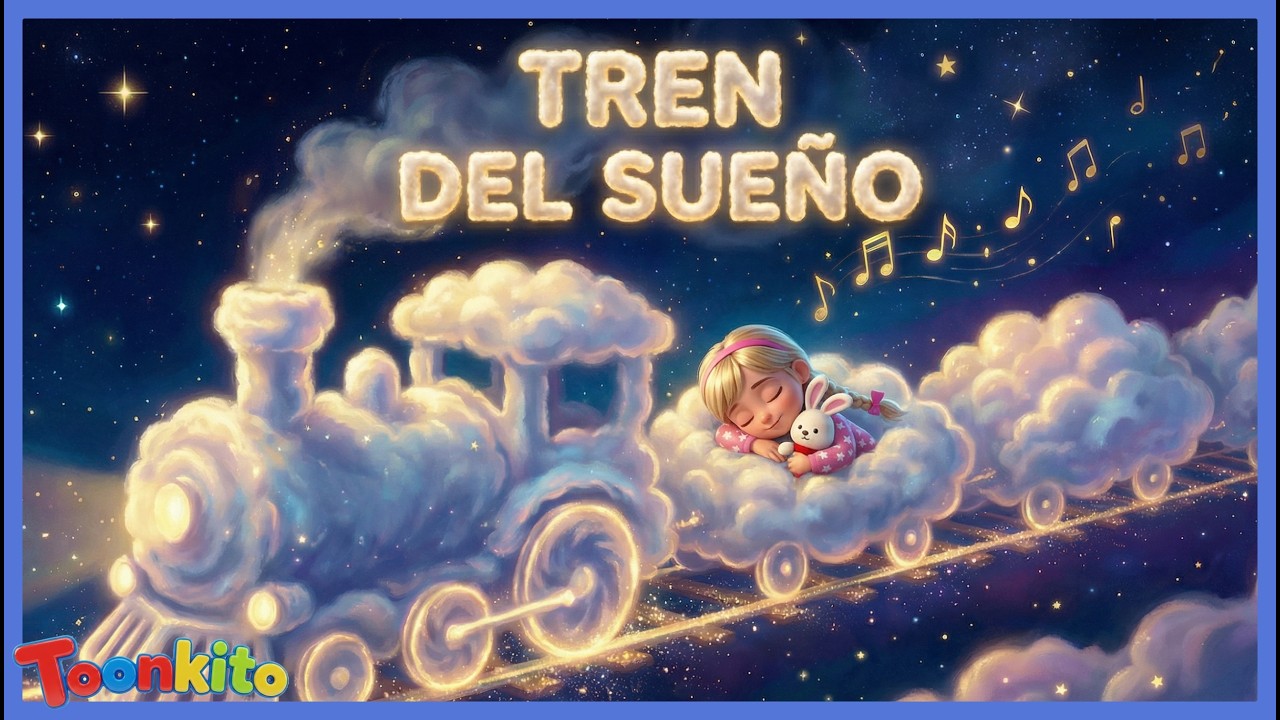 El Tren del Sueño 🚂 | Canción de Cuna con Lluvia para Dormir Bebés