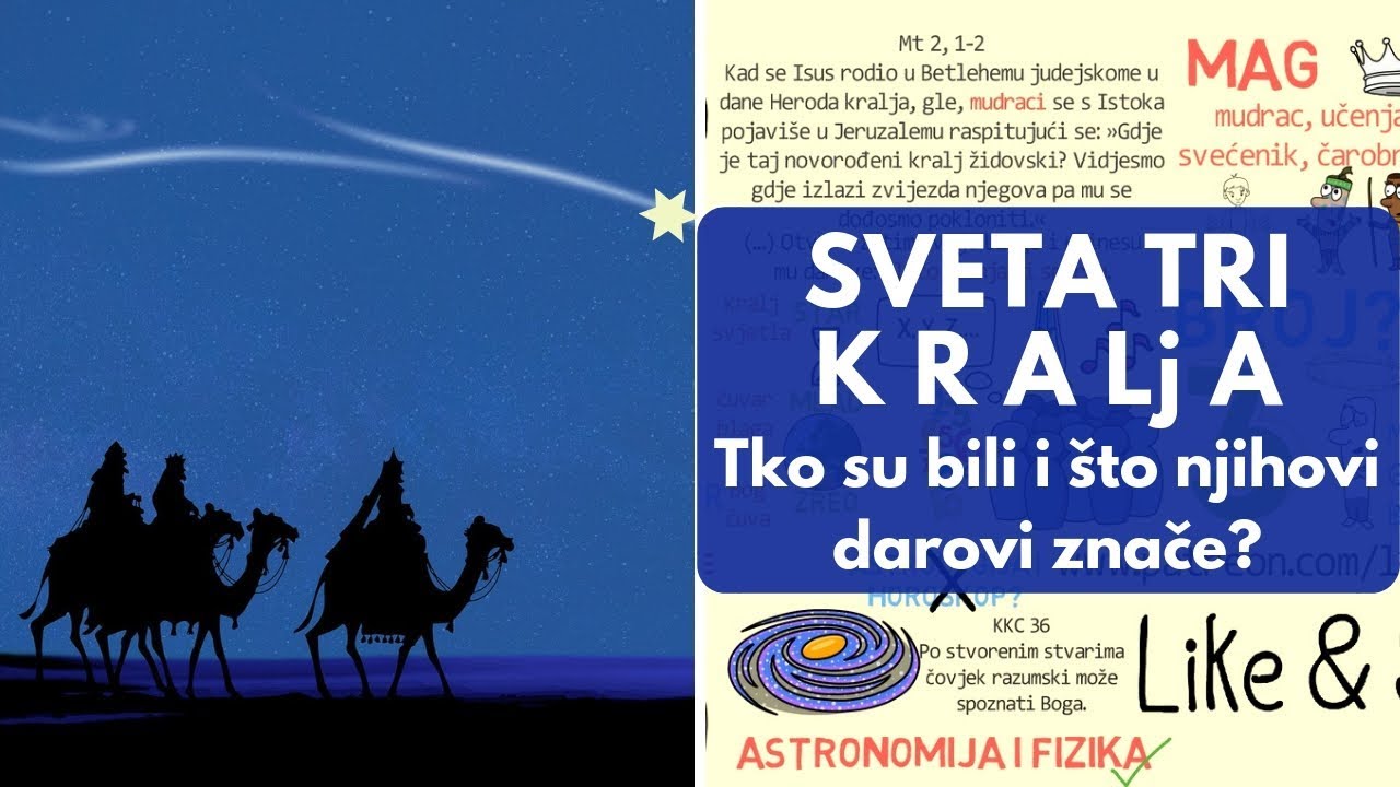 Sveta tri kralja || Bogojavljenje || Tko su i što njihovi darovi znače || Betlehemska zvijezda