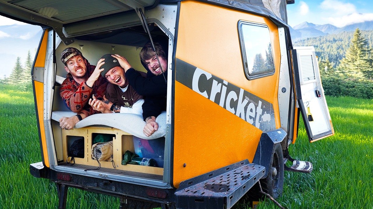 Overnight In an Off-Grid Micro Camper!