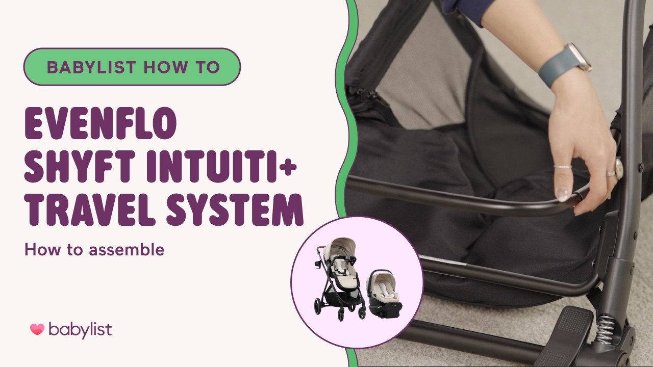 Руководство по сборке системы Evenflo Shyft Intuiti+ Travel System
