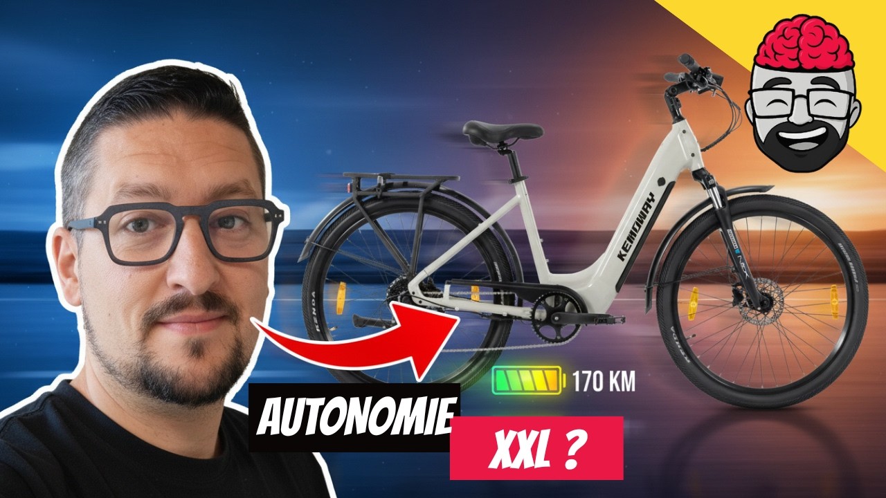 Quel vélo électrique choisir avec une grosse autonomie ? 2026,Test, avis, code promo du Kemoway K5R