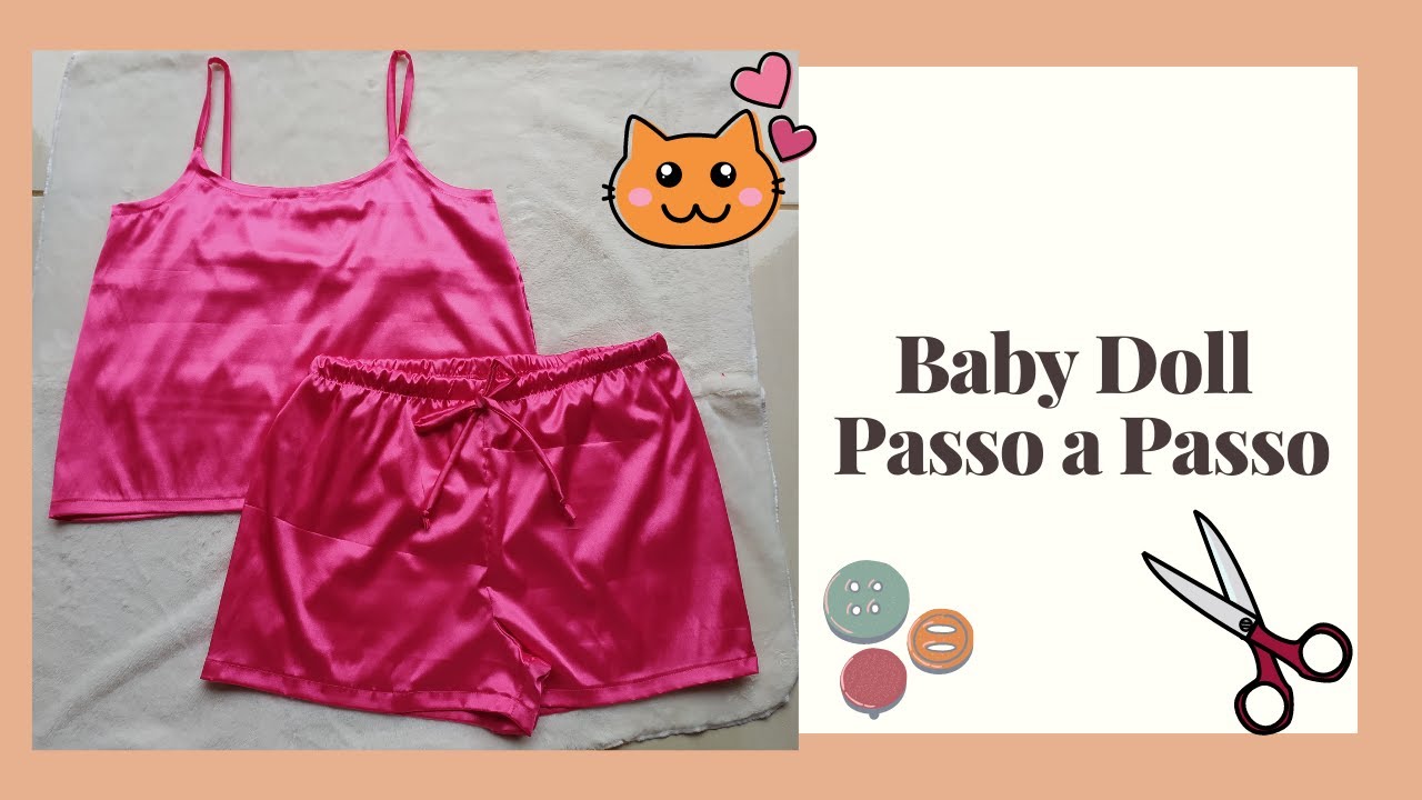 Baby Doll de Cetim