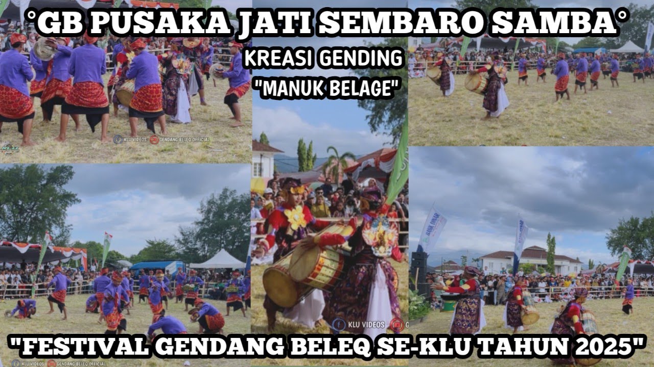 PENAMPILAN MEMUKAU DARI GB PUSAKA JATI SEMBARO JUNIOR PADA FESTIVAL GB SE-KLU 🥁