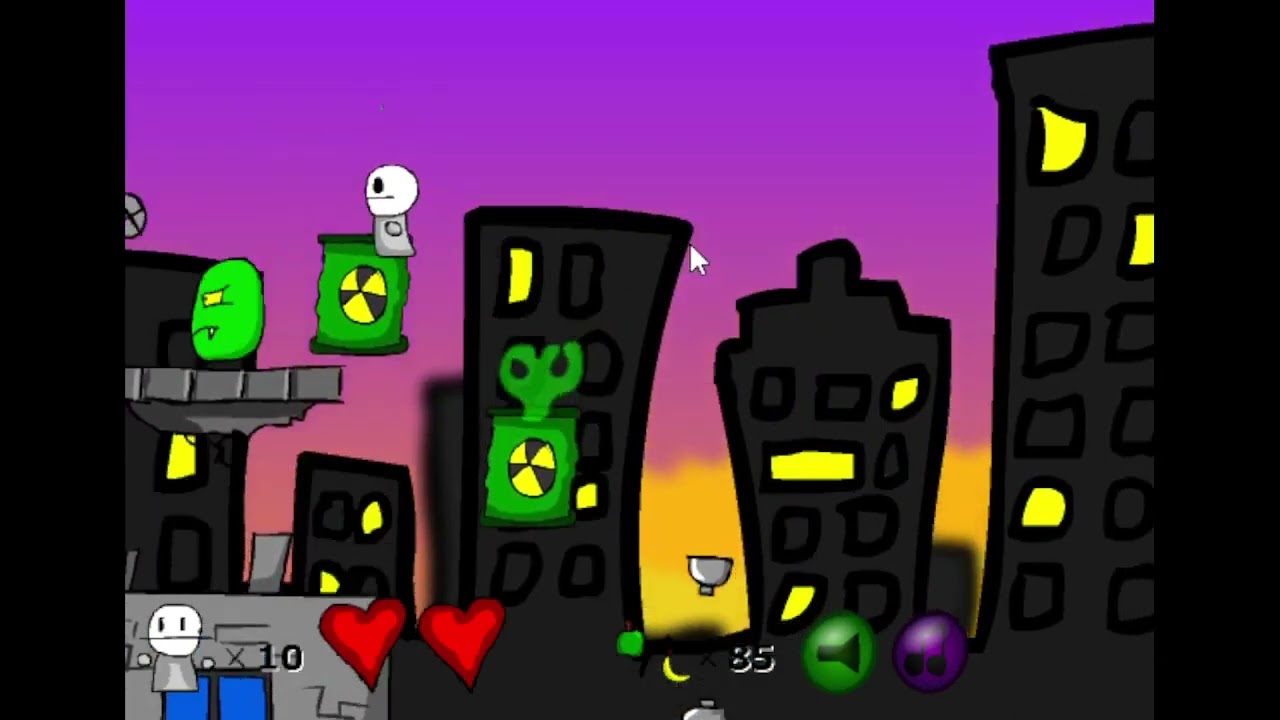 The Adventures of Blob Bob: The Lost Levels Flash Game Playthrough