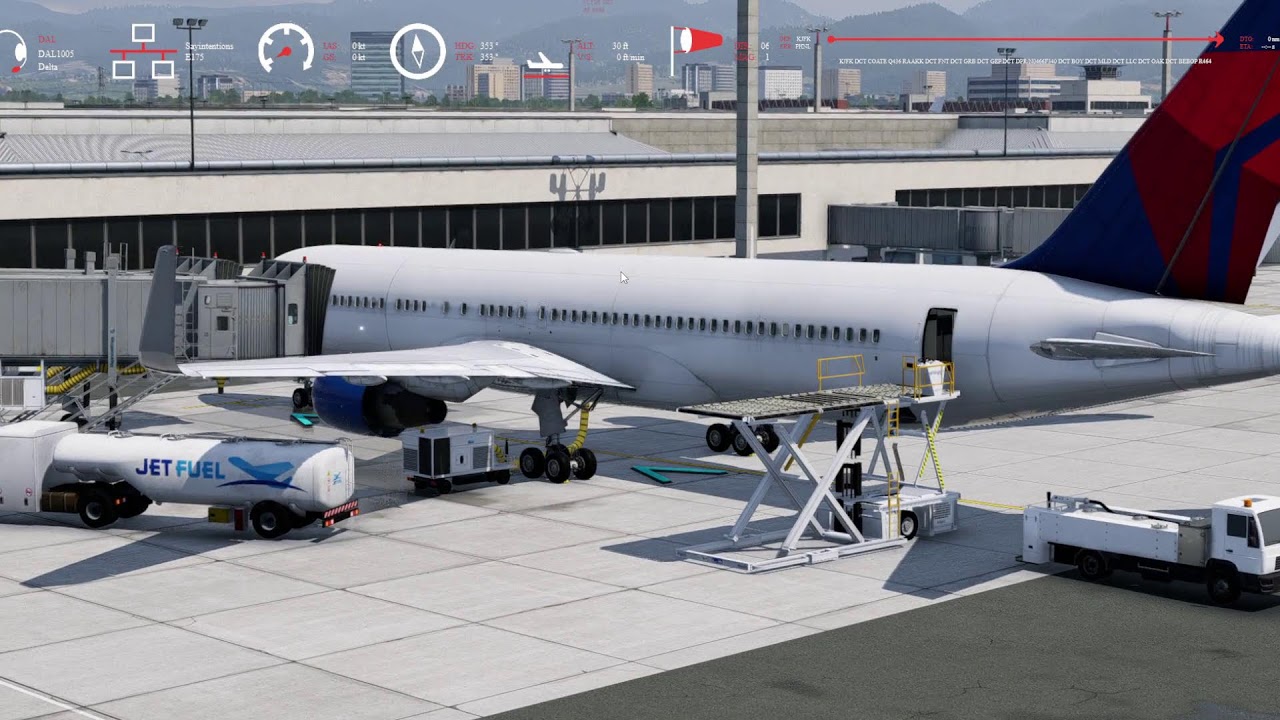 X-Plane 12 12.4 b4 Flight Factor 767-300 JFK/Honolulu A Say intentions - Traffic Global