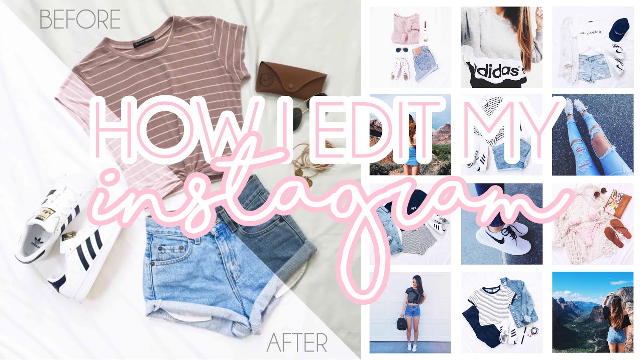 How I Edit My Instagram (Layouts/White Background) ♡ ELORABEE
