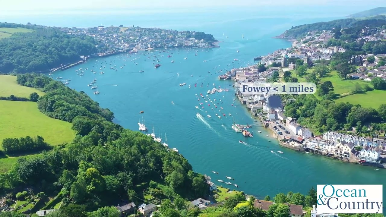 Drone Video - The Gables, Bodinnick - Cornwall