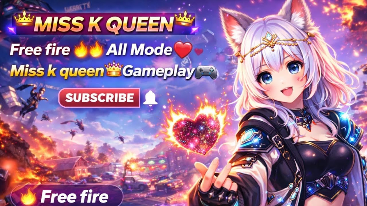 live👑 MISS K QUEEN 👑 | Free Fire 🔥 All Mode Gameplay 🎮 | Queen Power 💖