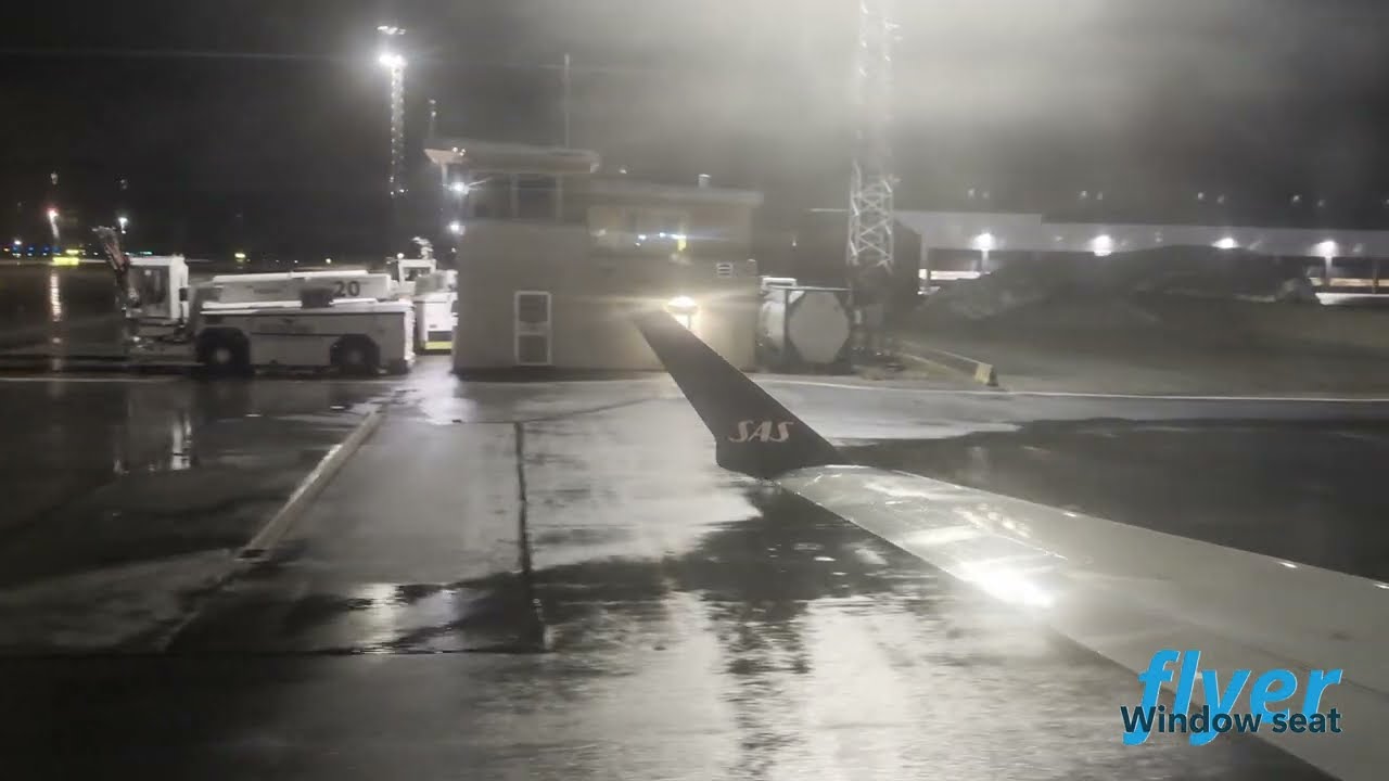 A blustery landing in Trondheim 