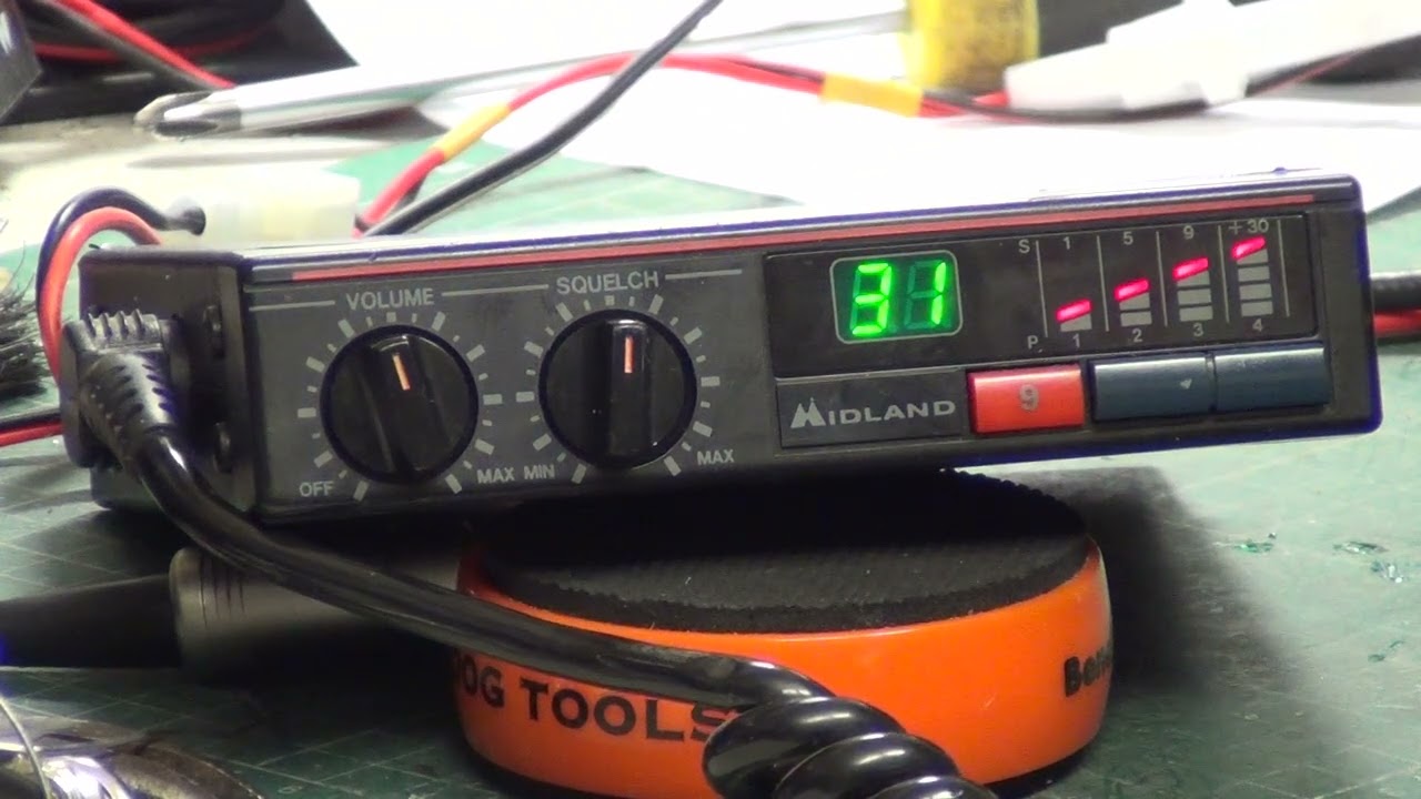 Midland 77-1165 CB27/81 UK FM CB radio - On The Air test