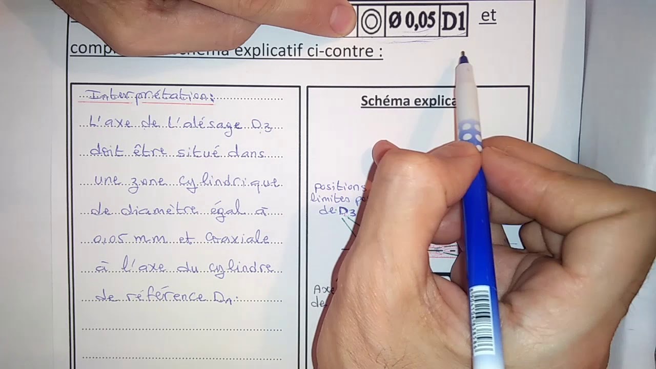 Exercices: Interprétation des spécifications dimensionnelles et géométriques