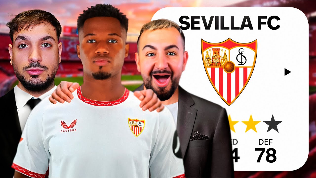 I SAVED SEVILLA FC with PAPI GAVI in RACE MODE