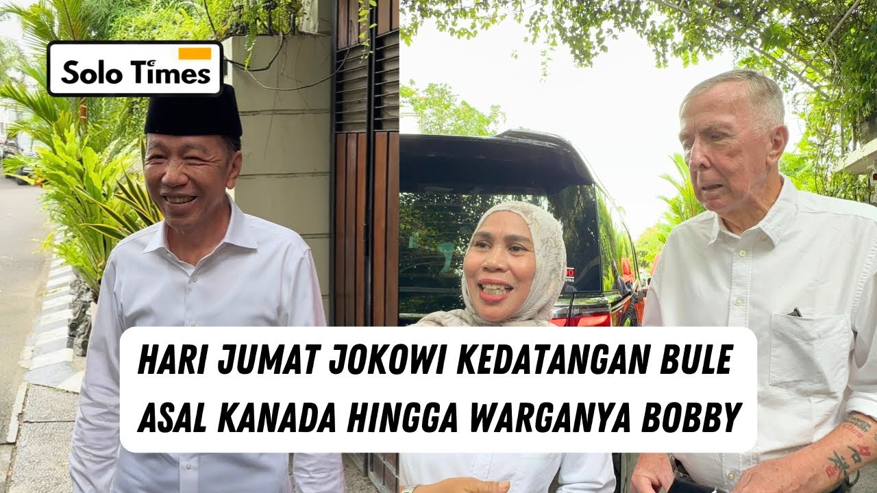 Bule Asal Kanada hingga Warga Medan Kunjungi Rumah Jokowi di Hari Jumat!