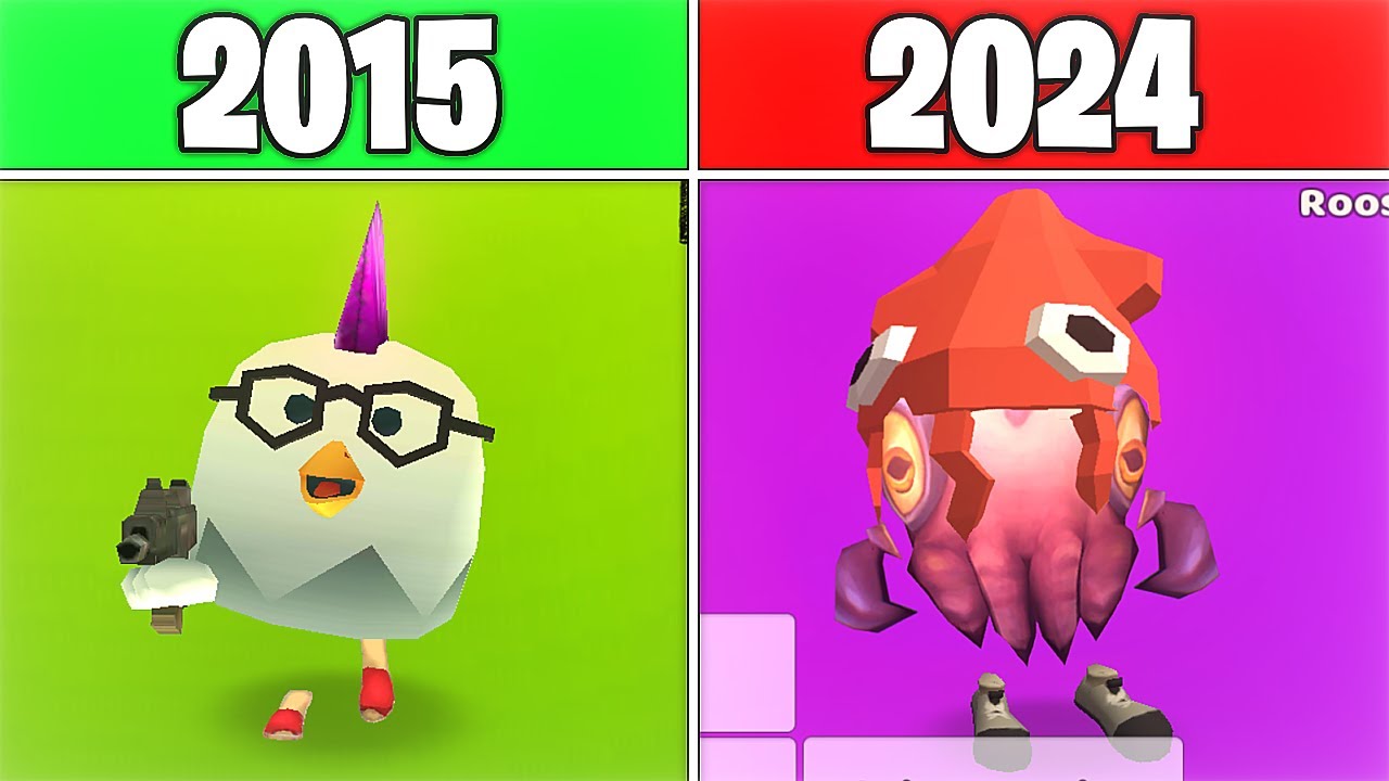😍 OLD Chicken Gun VS NEW Chicken Gun! - which is better?
