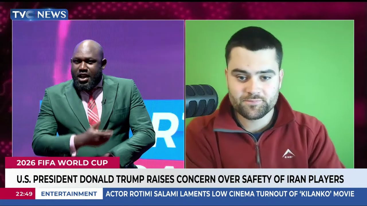 U.S. Pres. Donald Trump Raises Concern Over Safety Of Iran Players