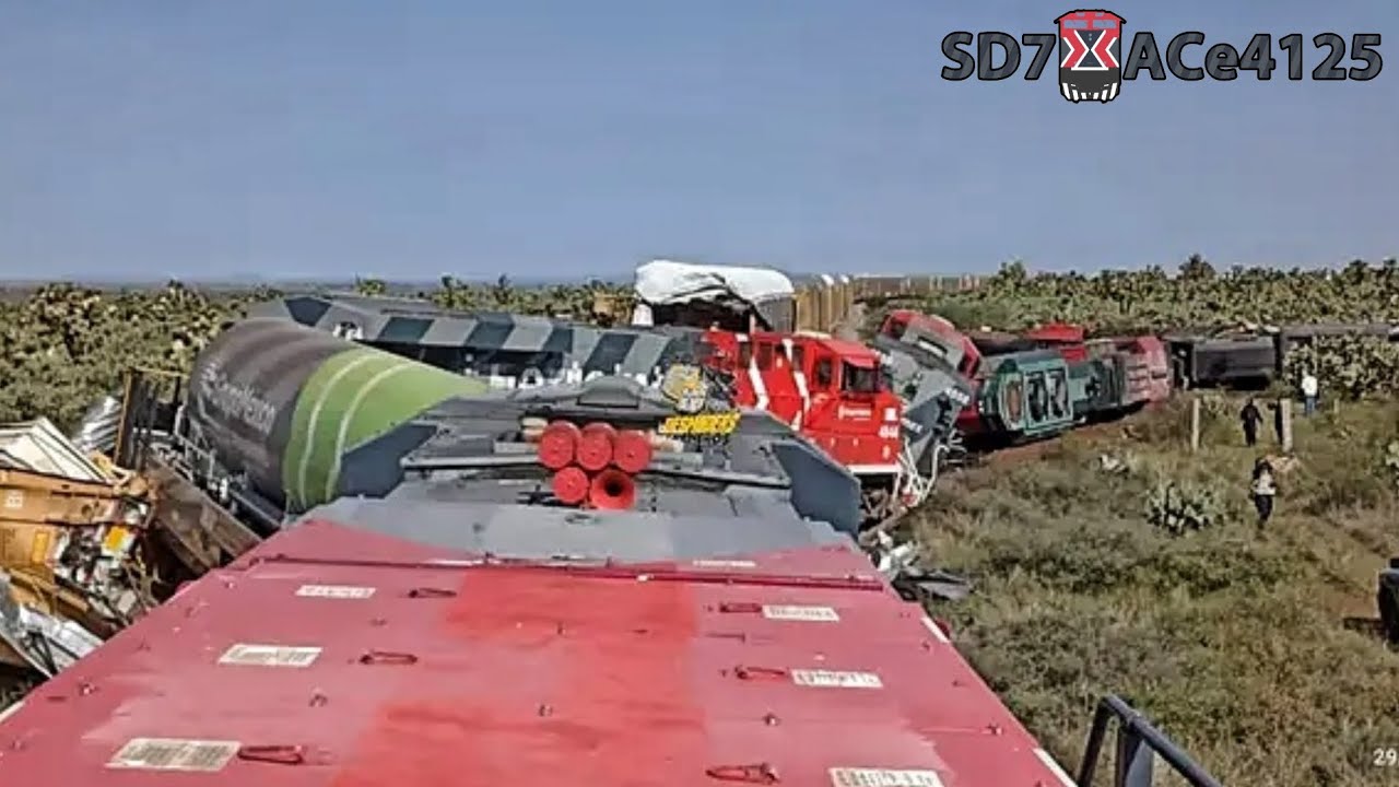 Estas son las Colisiones Frontales entre Trenes Ocurridos en Mexico!🇲🇽 Algunos no los conocias🚂