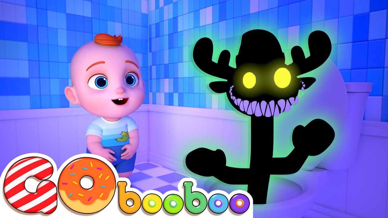 Monster In The Toilet Song 🚽😈 | Funny Kids Songs by GoBooBoo Kids Songs & Nursery Rhymes