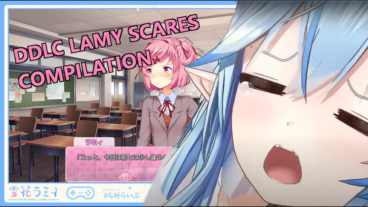 Lamy is Scared of Everything in DDLC [Hololive EngSub]