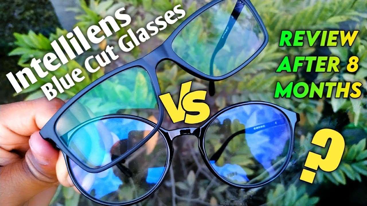 Intellilens Unisex Round Blue Cut Glasses Review | Comparison With Square Frame | Best Blue Cut Lens