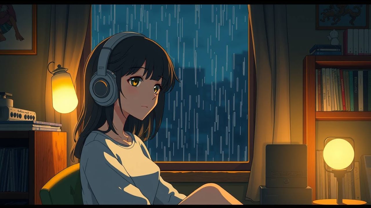 Rainy Jazz LoFi – Sleep, Study, Relax 🌙