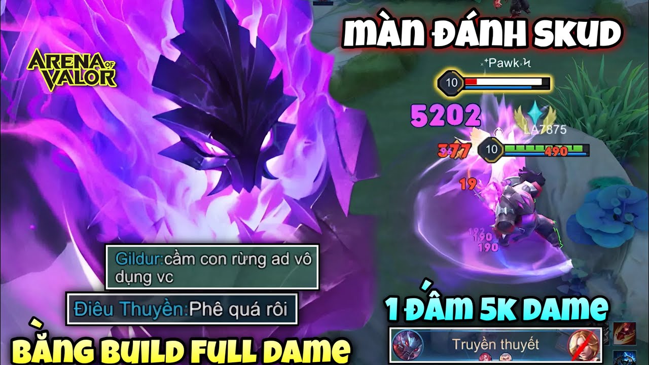 Màn Đánh Skud Bằng Build Full Dame “ 1 Đấm 5K Dame “ Khiến AD Team Bạn Tối Ngủ Mơ Thấy Skud NTN !!!