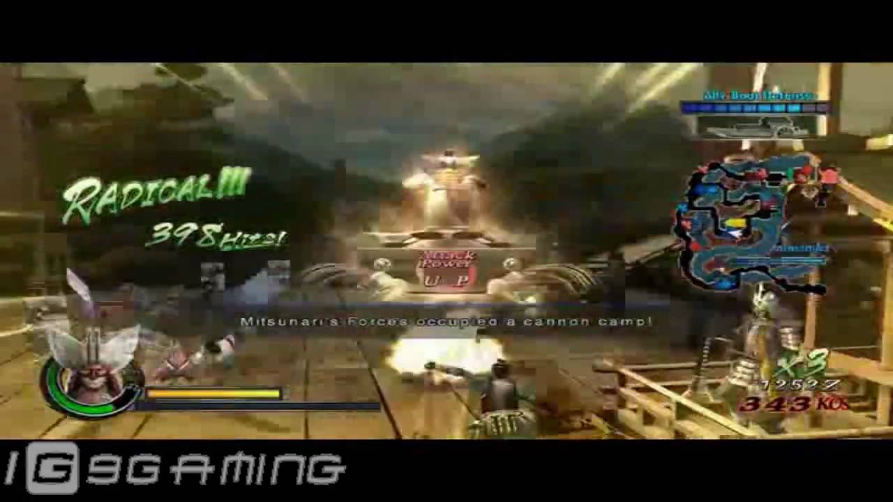 Sengoku Basara: Samurai Heroes - Otani Gameplay [HD]