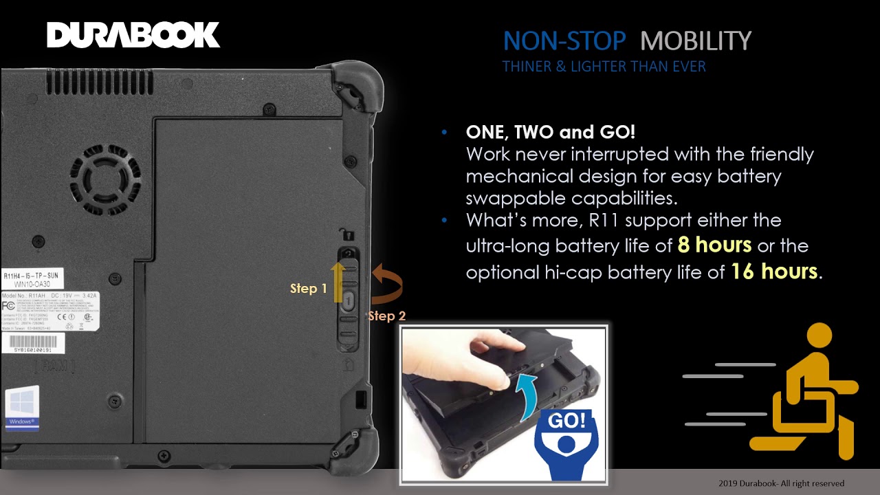 R11L DuraBook Lightest and Thinnest Rugged Tablet Introduction