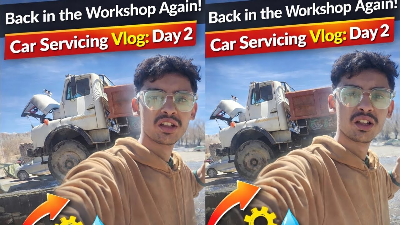 “Car Servicing Vlog Day 2 | आज फिर शुरू हुआ