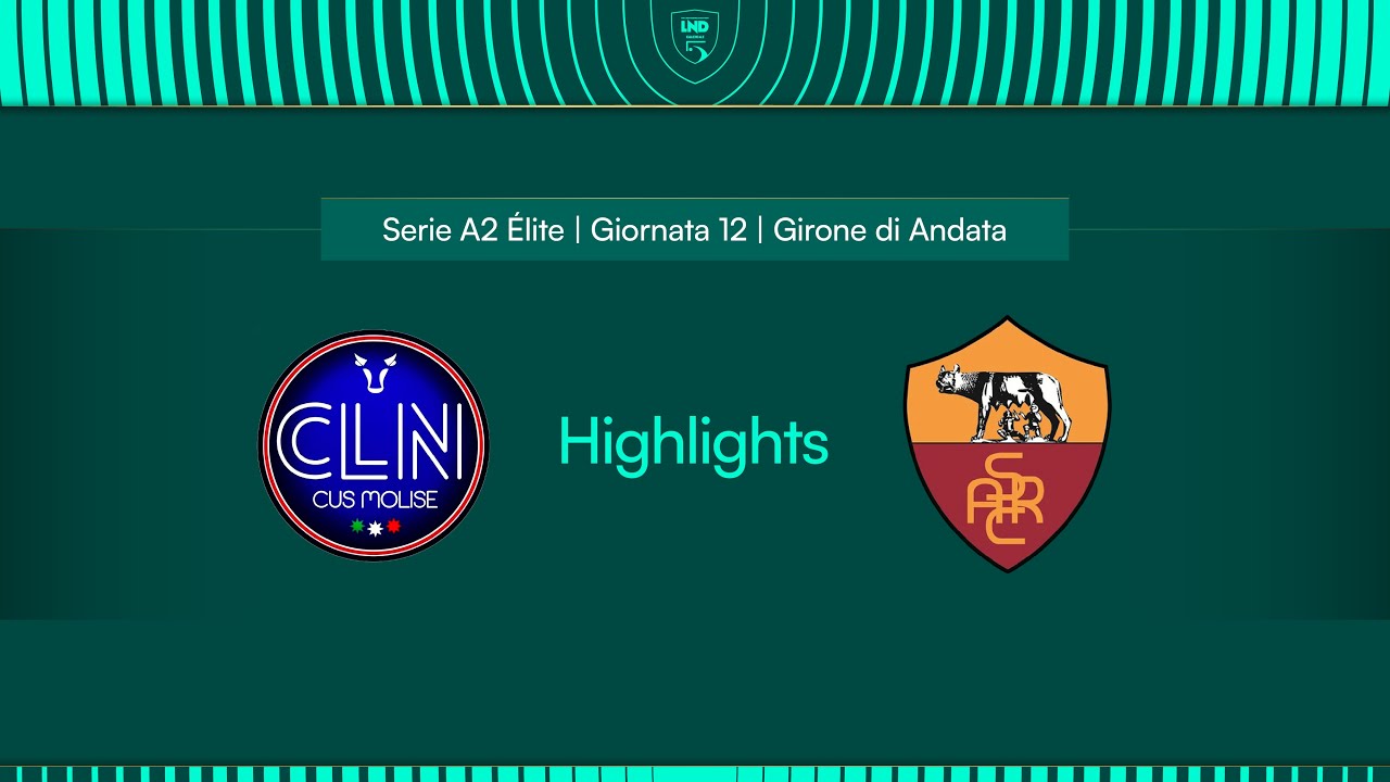 Laborvetro CLN CUS Molise-Roma C5 1-6 | 12ª giornata | Serie A2 Élite 2024/2025 - Girone B | HL