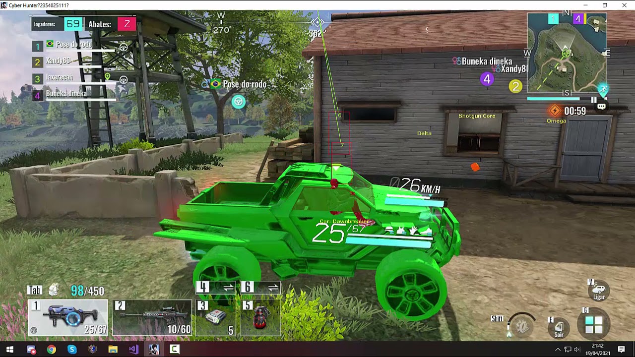 Cyber Hunter ESP + Wallhack + Esp Itens+ Aimbot