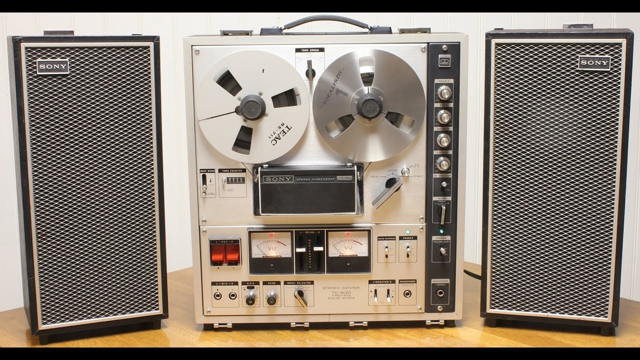 Sony TC 630 Reel-to-Reel Demo