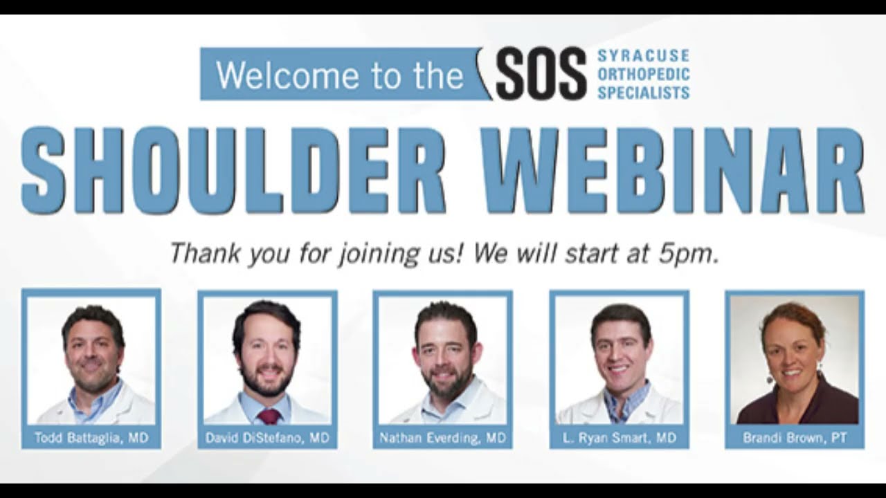 SOS Presents Your Shoulder Health: Exploring Arthritis Care and Surgical Advances