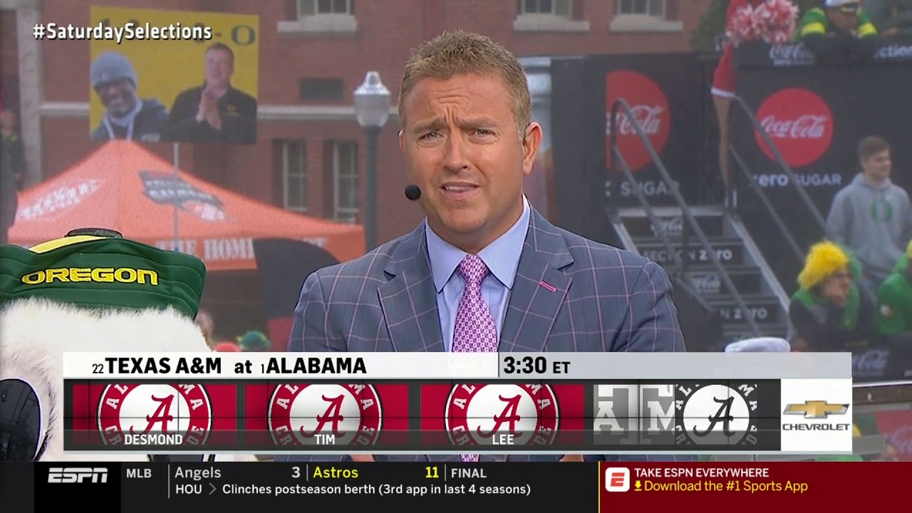 Week 4 College Gameday on ESPN / Lee Corso Headgear pick / #SaturdaySelections