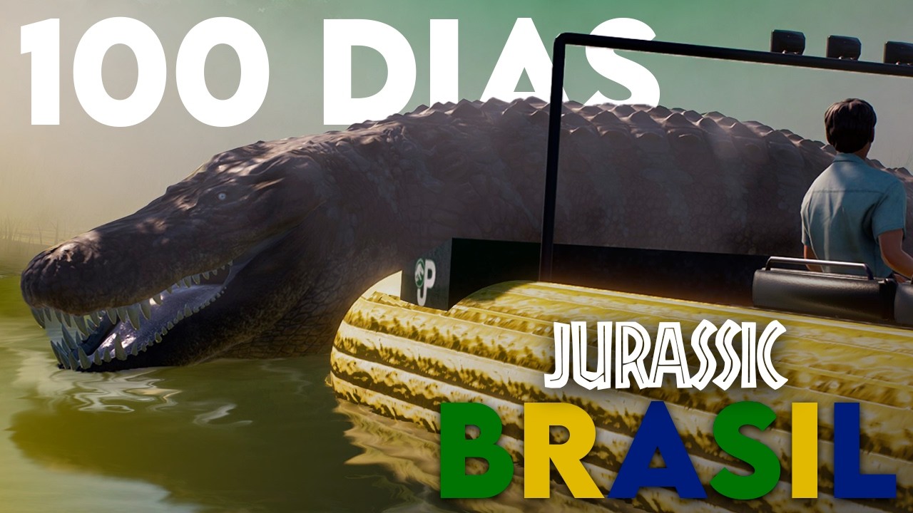 100 DIAS PARA CRIAR UM JURASSIC PARK SÓ COM DINOSSAUROS BRASILEIROS! 🇧🇷🦖