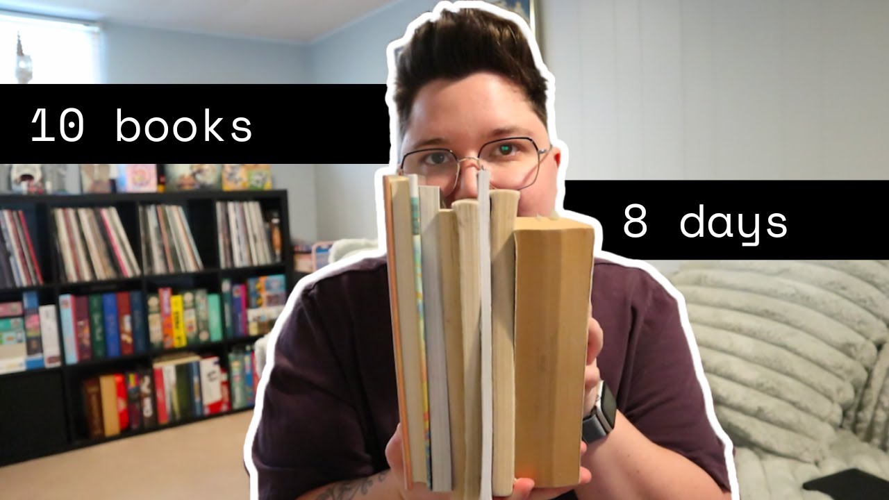 attempting to read 10 books in 8 days | book yaps #25