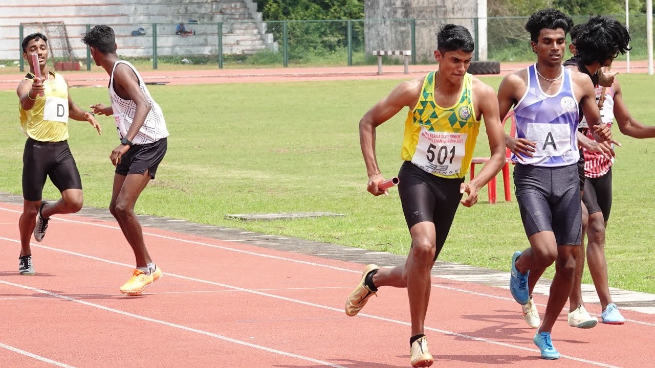 4x400M Relay Men U20 - 66 TH KERALA STATE JUNIOR ATHLETICS 2022