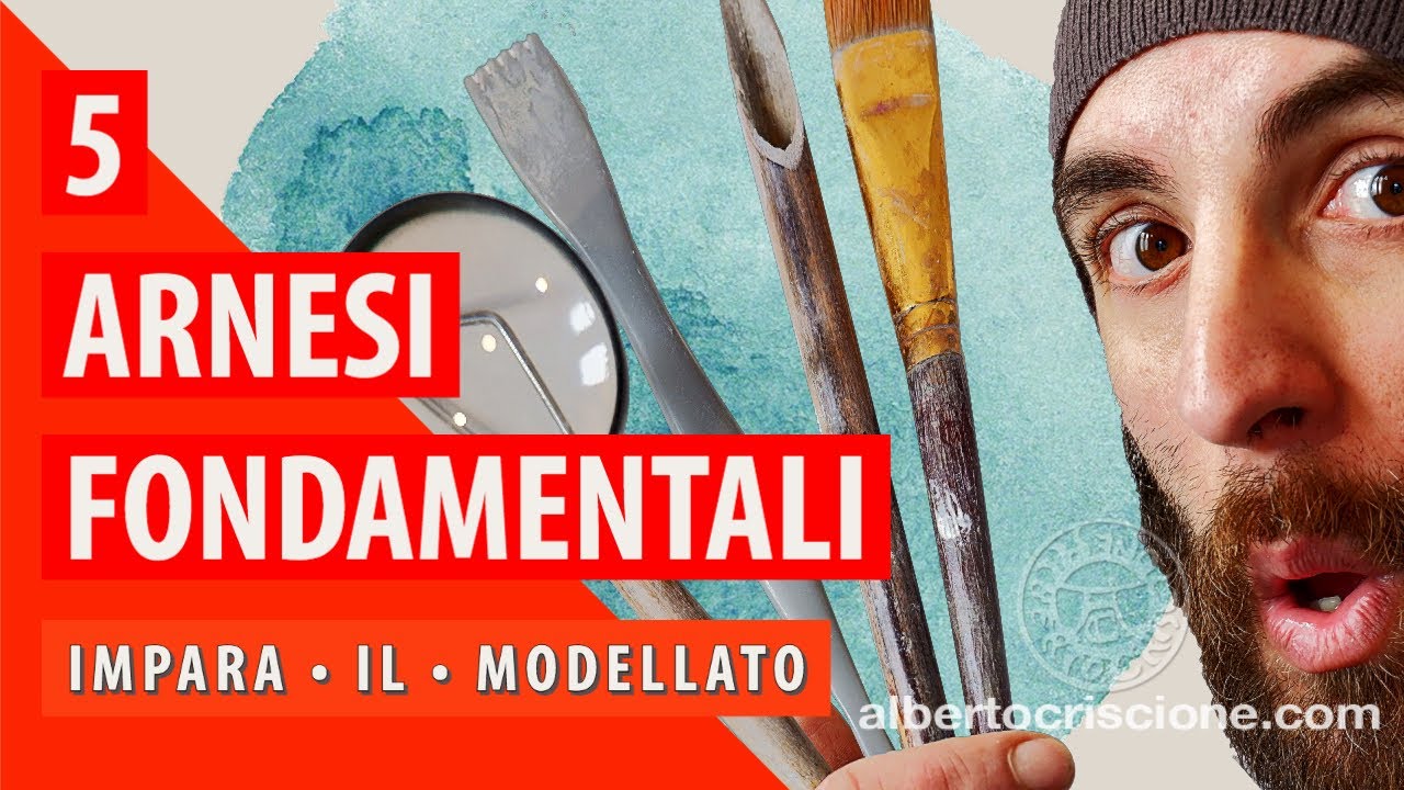 5 Arnesi Fondamentali per la Scultura 🤑 • IMPARA IL MODELLATO