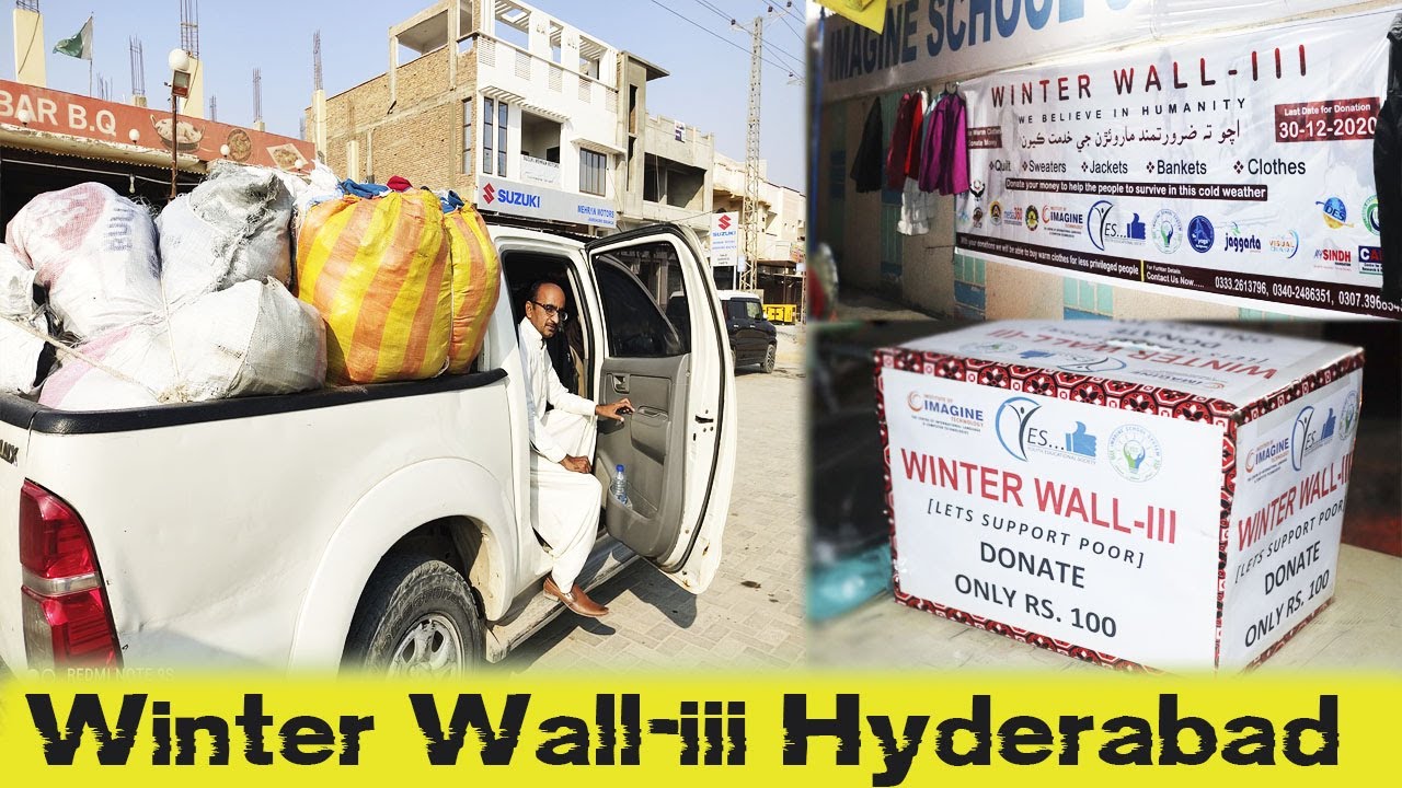 Third Winter Wall Hyderabad, donate you clothes