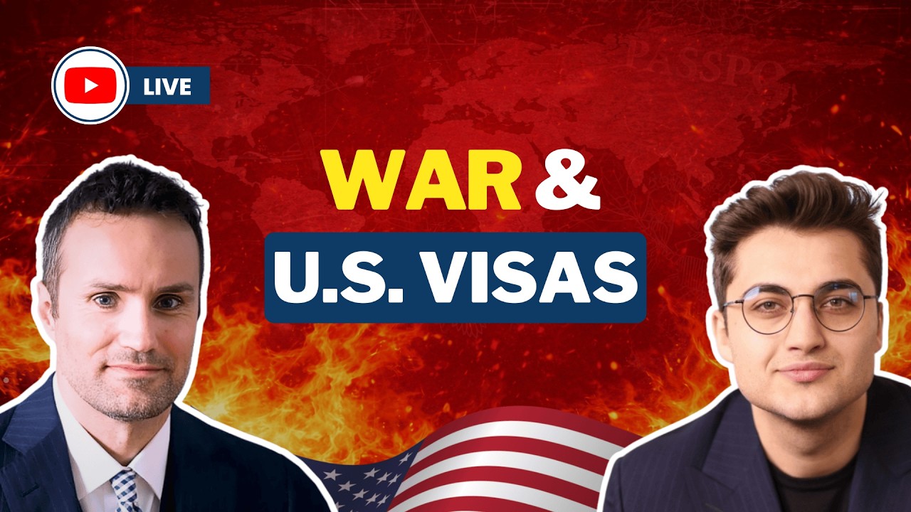 🔴 В прямом эфире | Как война может повлиять на вашу визу в США