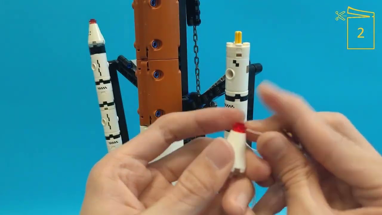 Как подсветить ракету LEGO NASA Artemis Space Launch System #42221 #zenebricks
