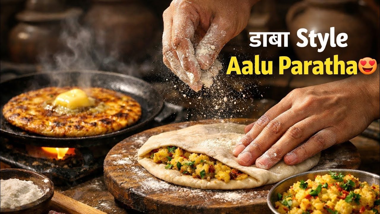 आलू का भरा हुआ पराठा | Potato stuffed parathas