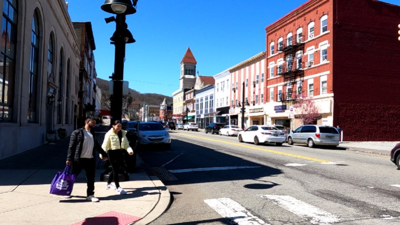 ⁴ᴷ⁶⁰ Walking downtown Dover, New Jersey
