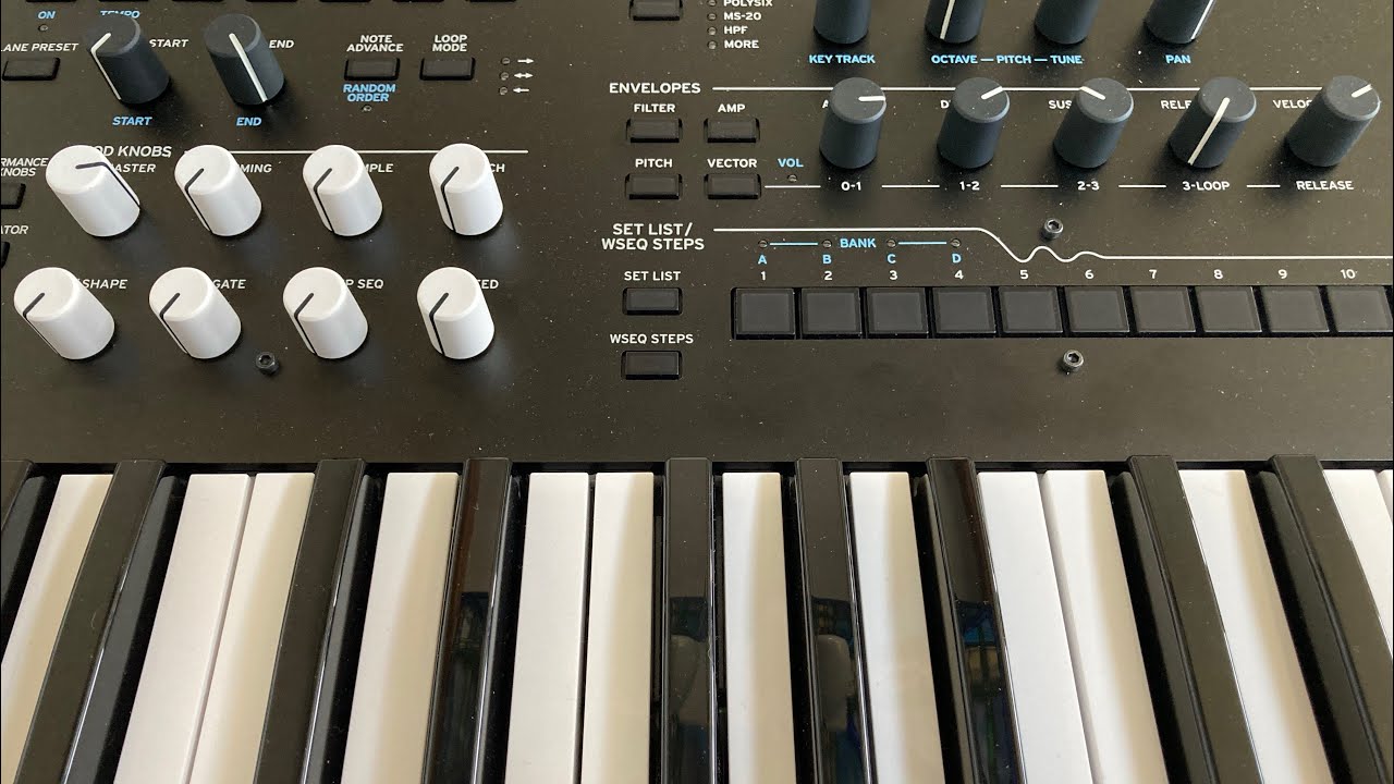 Korg wavestate | þyngdarhrun | Deep Space Ambient Session