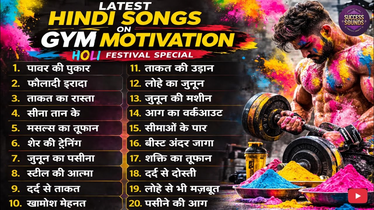 Latest Hindi Songs 💪 Gym Motivation 2026 | Powerful Motivation | Success Sounds