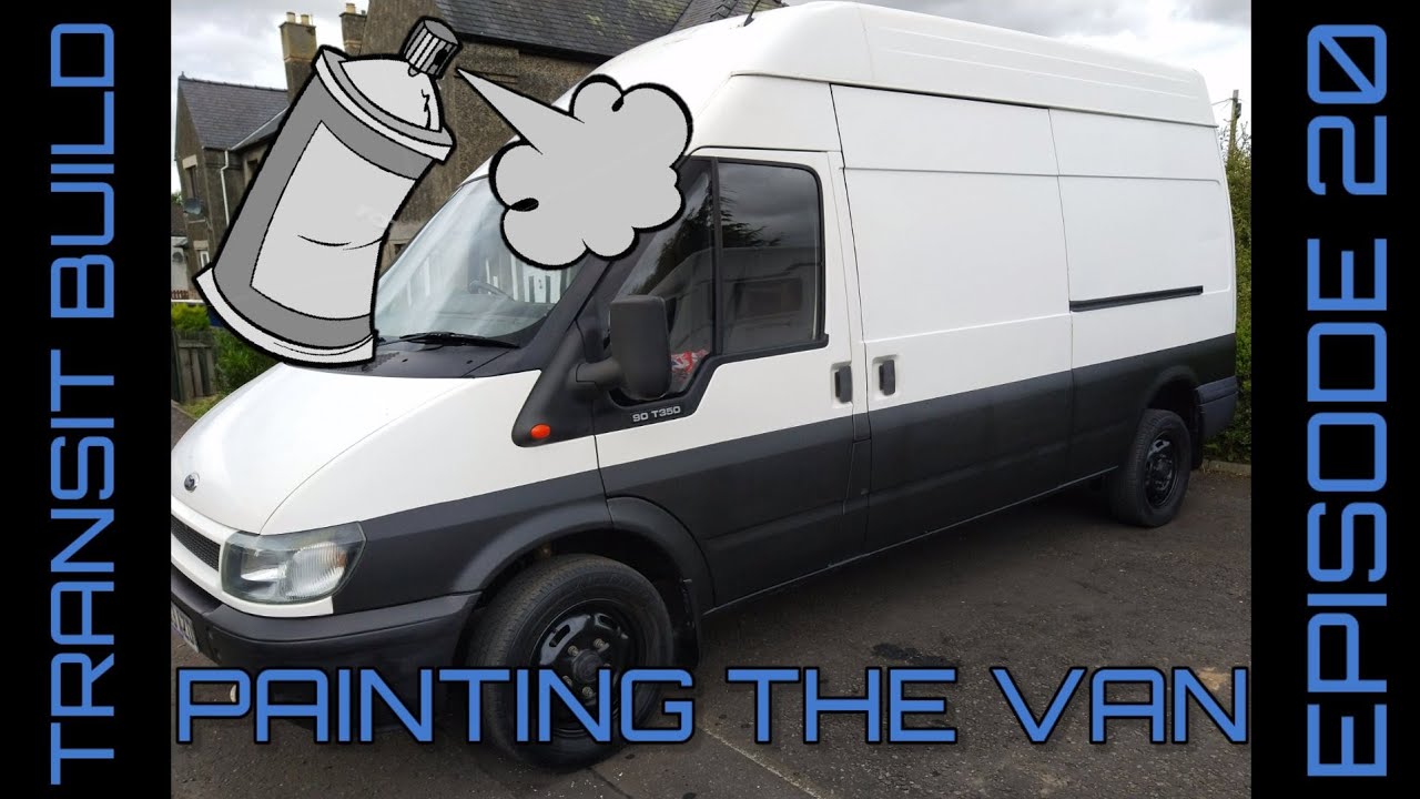 DIY Transit Campervan Build Episode 20 - Roller Painting The Van