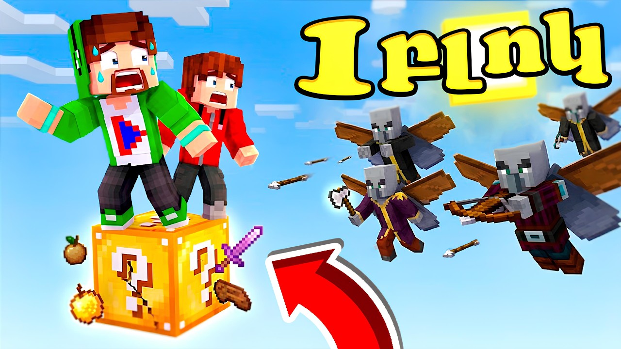 Մեկ Բլոկում Սկսվեց Ռեիդ? Սերիա 5! Minecraft Hayeren