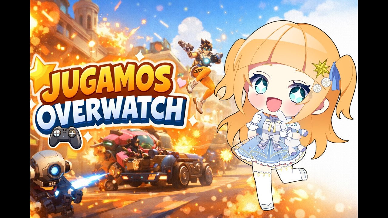 【ES/EN/JP #Vtuber】 ¡Vamos a jugar #Overwatch juntos! 🎮✨