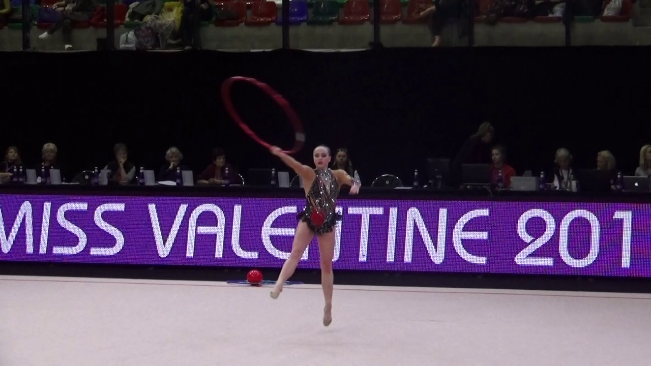 Veronika Proncenko , FIG Senjor (LTU) Hoop,  Miss Valentine 2017